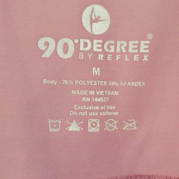 Leggings,  mauve, size‎ medium. 90 DEGREE. BY REFLEX. good used condition. - Picture 5 of 7
